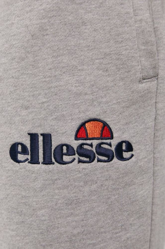 Штани Ellesse чоловічі колір сірий з аплікацією фото 4