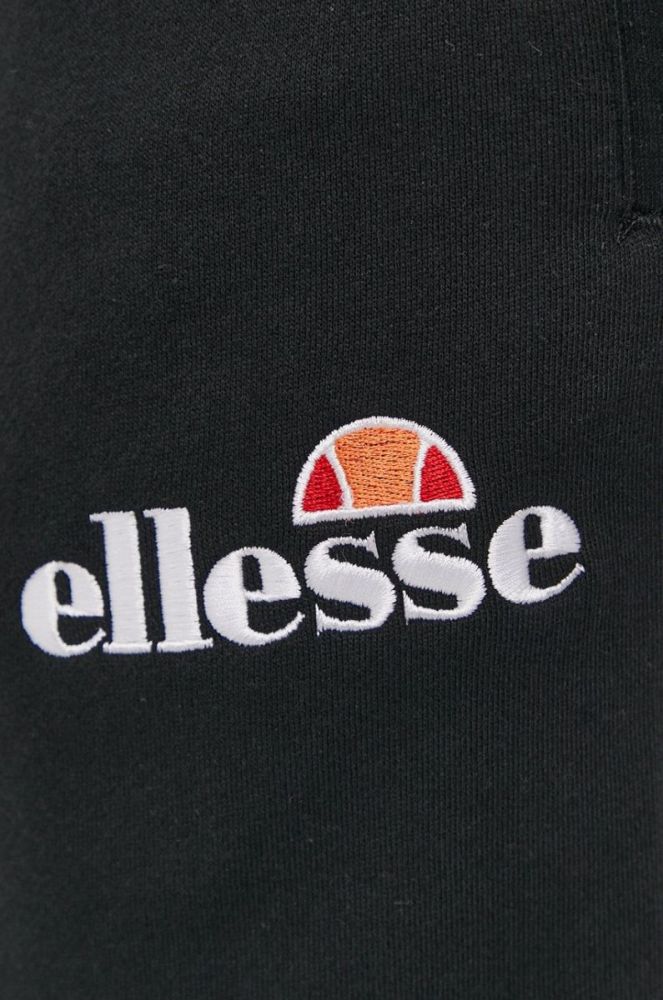 Штани Ellesse чоловічі колір чорний з аплікацією фото 4