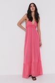 Сукня Pepe Jeans Halifaxe колір рожевий maxi розкльошена