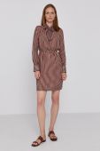 Сукня Sisley колір коричневий mini пряма (1527913)