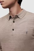 AllSaints Светр Mode Merino LS Polo колір сірий