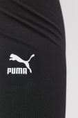 Шорти Puma 530234 жіночі колір чорний з принтом висока посадка 530234-01