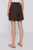 Шорти Pennyblack жіночі колір коричневий однотонні висока посадка