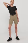 Шорти CMP жіночі колір бежевий гладкі висока посадка