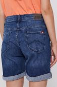 Джинсові шорти Mustang жіночі гладкі колір блакитний