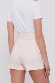 Шорти Morgan жіночі колір рожевий гладкі висока посадка