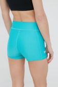 Шорти Under Armour жіночі колір зелений однотонні висока посадка
