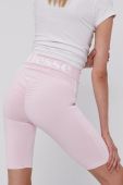 Шорти Ellesse жіночі колір рожевий гладкі висока посадка