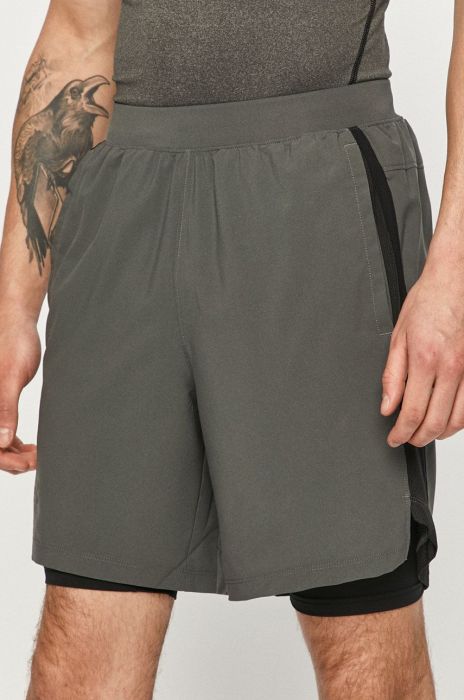 Шорти для бігу Under Armour Launch чоловічі колір сірий