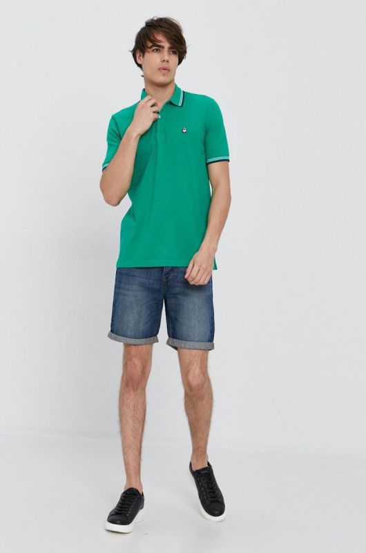 Джинсові шорти United Colors of Benetton чоловічі колір блакитний (1524955) фото 2