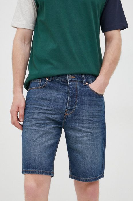 Джинсові шорти United Colors of Benetton чоловічі колір блакитний (2361724)