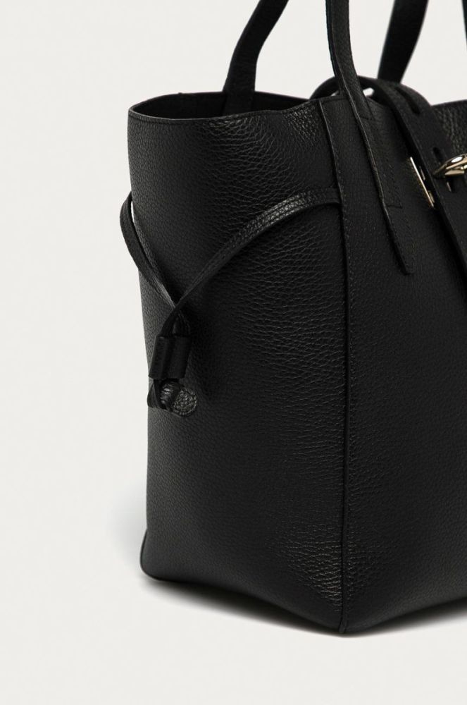 Furla - Шкіряна сумочка Net колір чорний фото 3