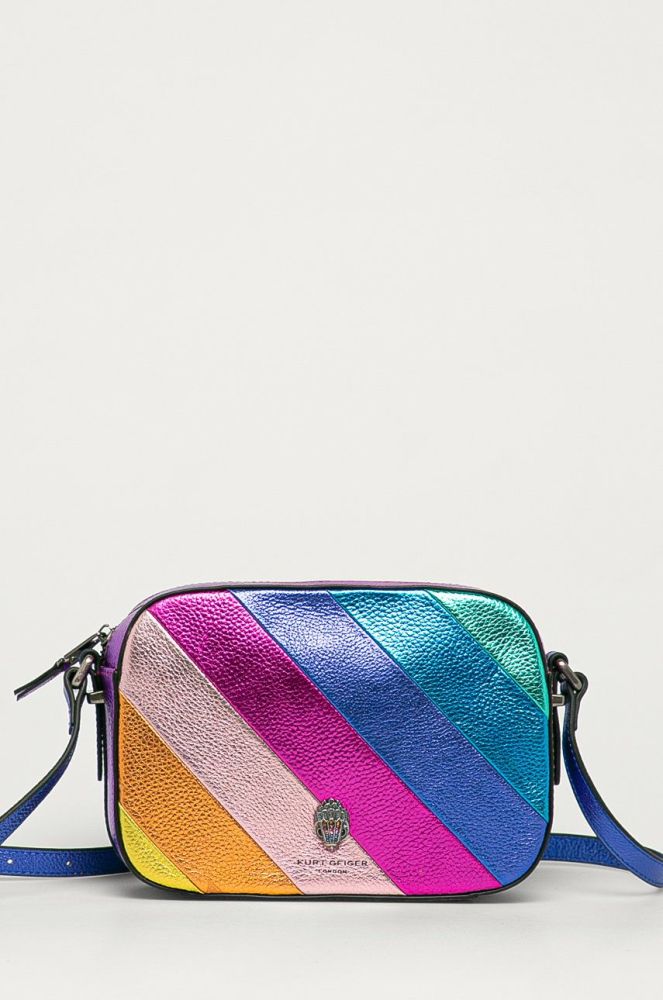 Kurt Geiger London - Шкіряна сумочка колір барвистий (741321)