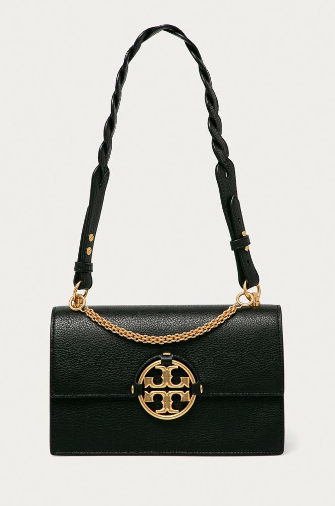 Шкіряна сумочка Tory Burch колір чорний (1343338)