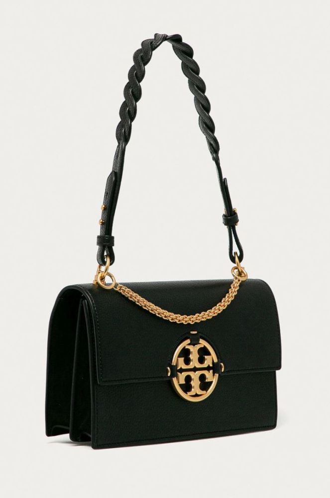 Шкіряна сумочка Tory Burch колір чорний (1343338) фото 2