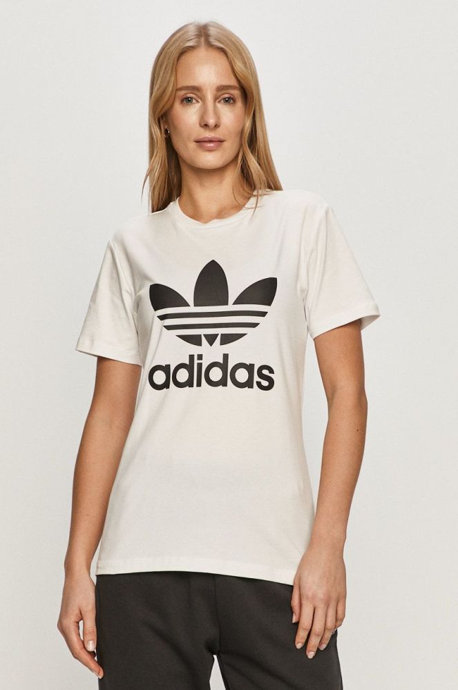 adidas Originals - Футболка GN2899-WHITE колір білий