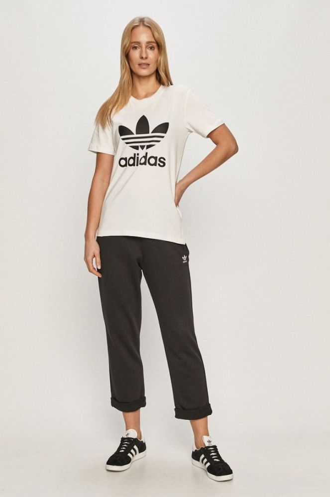 adidas Originals - Футболка GN2899-WHITE колір білий фото 2