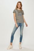Pepe Jeans - Футболка Bibiana колір сірий