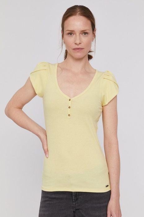Футболка Pepe Jeans Doris жіноча колір жовтий