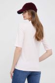 Бавовняна футболка Lacoste колір рожевий TF9424-166