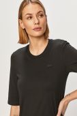 Бавовняна футболка Lacoste колір чорний TF9424-166