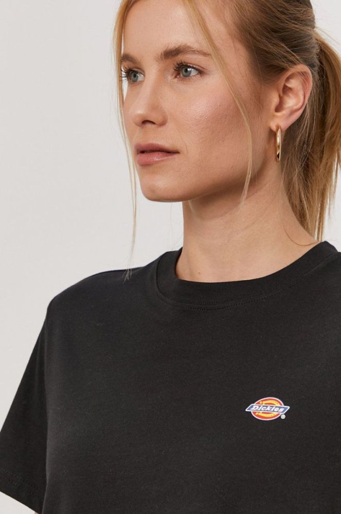 Футболка Dickies жіноча колір чорний DK0A4XDABLK-BLACK фото 4