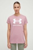 Футболка Under Armour жіночий колір рожевий (3616872)