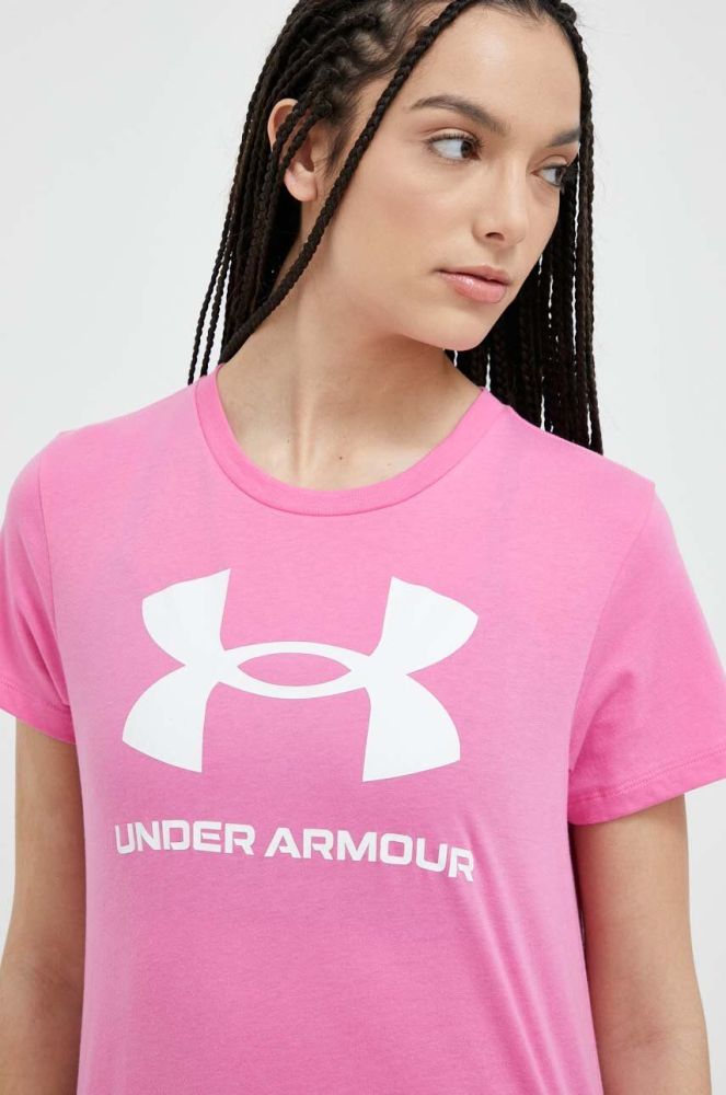 Футболка Under Armour жіночий колір рожевий (3125317)