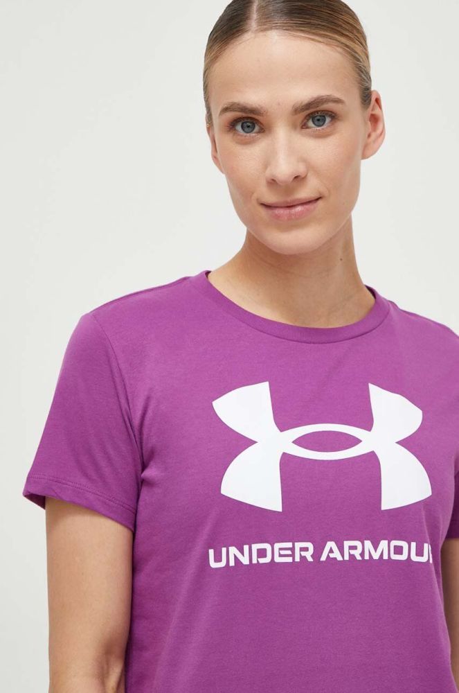 Футболка Under Armour жіночий колір фіолетовий (3616876)