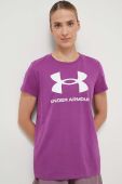Футболка Under Armour жіночий колір фіолетовий (3616876)