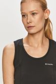 Спортивний топ Columbia жіночий колір чорний