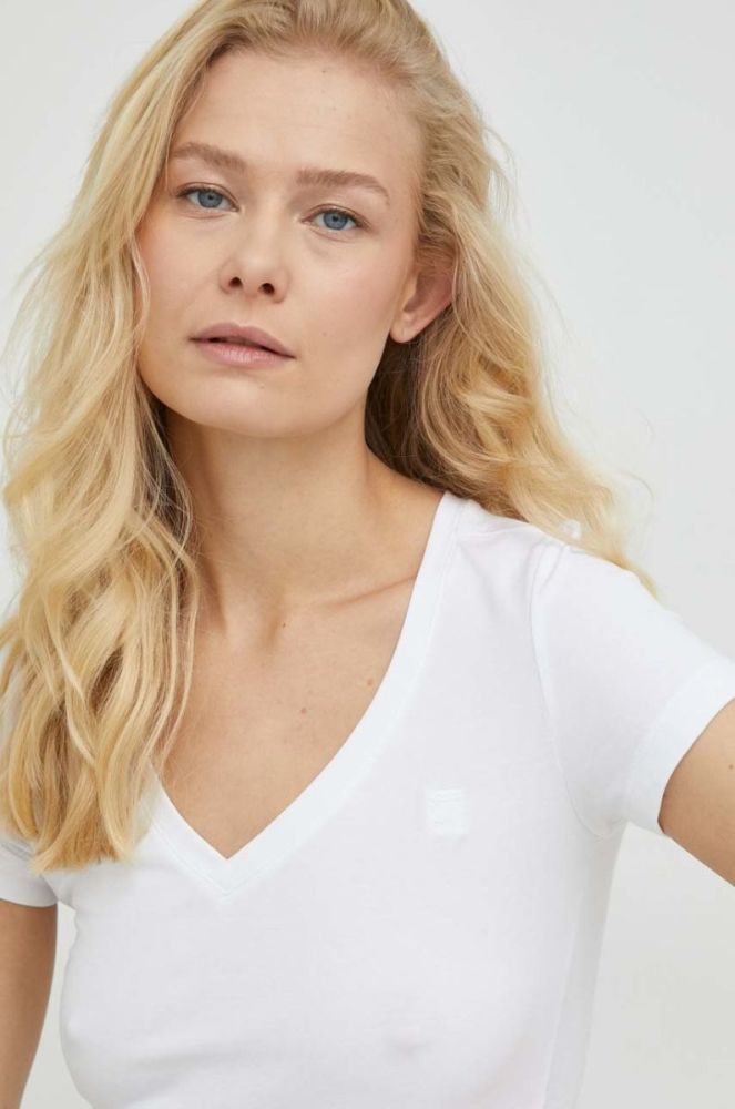 Футболка G-Star Raw жіночий колір білий фото 4