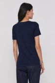 Бавовняна футболка United Colors of Benetton колір синій (1522921)