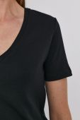 Бавовняна футболка United Colors of Benetton колір чорний (1523119)
