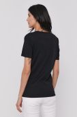 Бавовняна футболка United Colors of Benetton колір чорний (1522843)