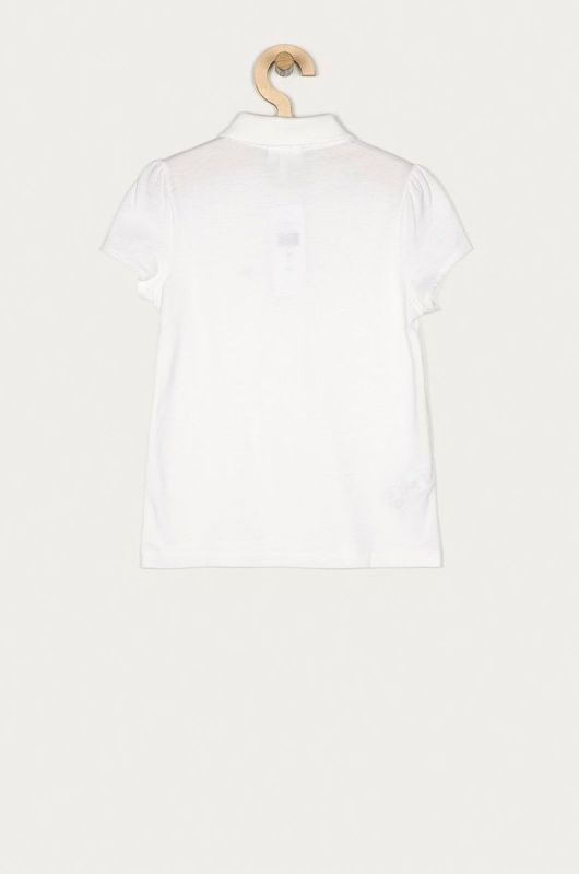 Lacoste Дитяча бавовняна футболка колір білий (2319919) фото 2