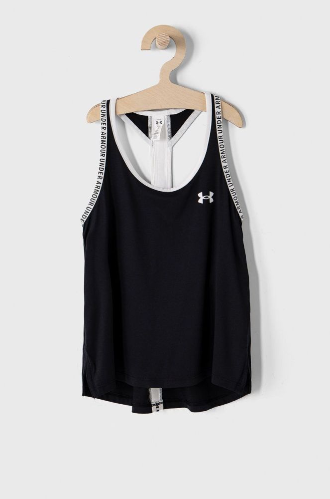 Дитячий топ Under Armour 1363374 колір чорний