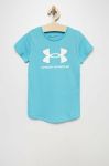 Дитяча футболка Under Armour 1361182 колір блакитний