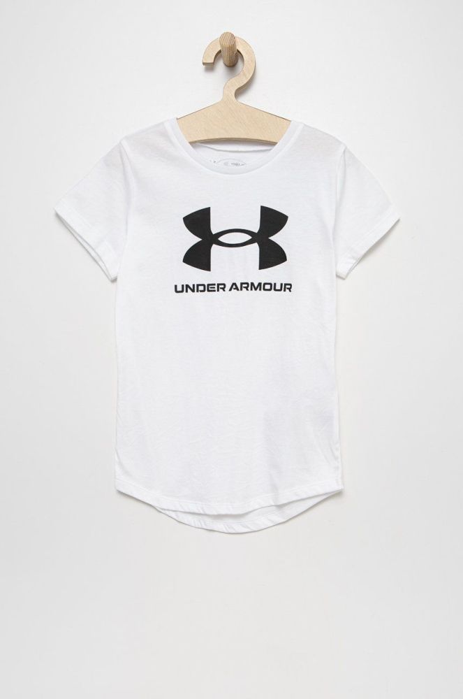 Дитяча футболка Under Armour 1361182 колір білий