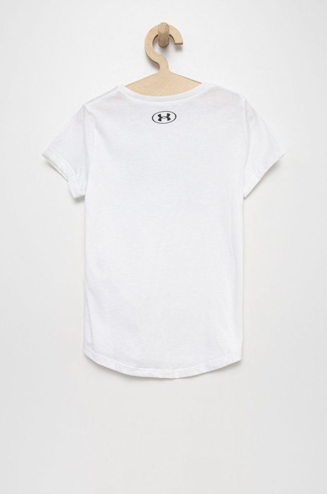Дитяча футболка Under Armour 1361182 колір білий фото 2