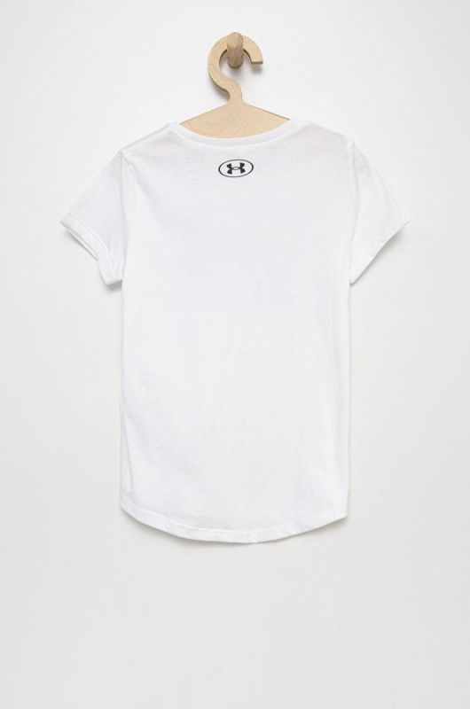 Дитяча футболка Under Armour 1361182 колір білий фото 2