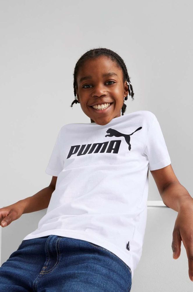 Puma - Дитяча футболка 92-176 cm 586960 колір білий (1219533)