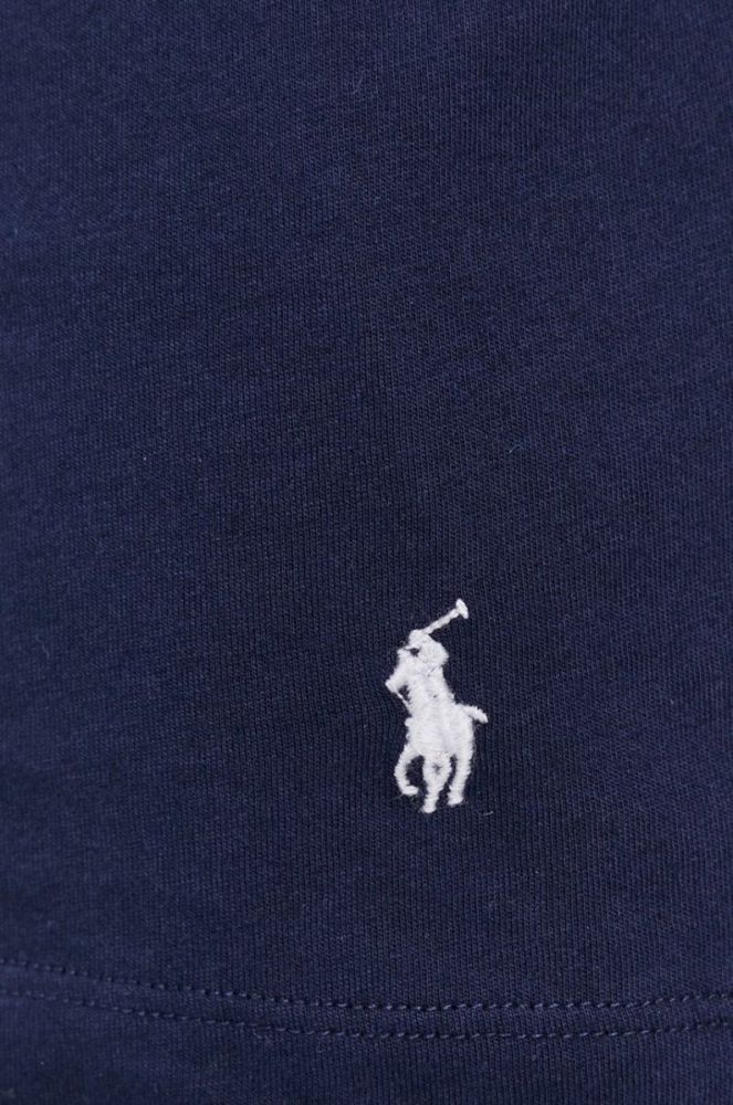 Футболка Polo Ralph Lauren (3-pack) чоловіча колір синій гладкий фото 11
