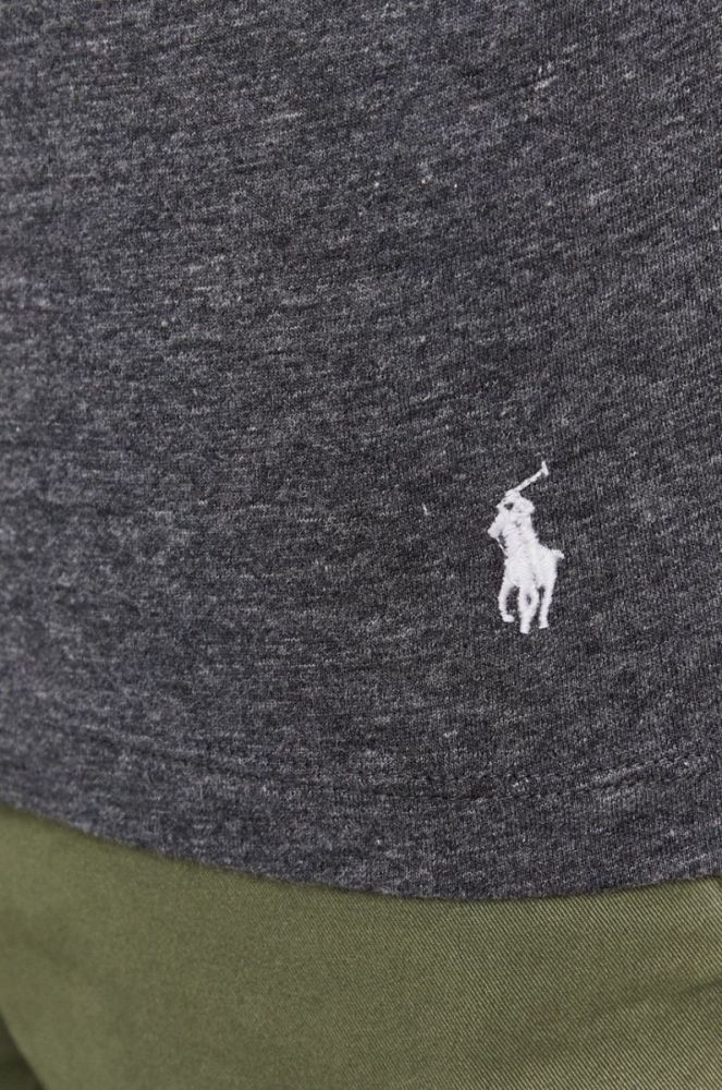 Футболка Polo Ralph Lauren (3-pack) чоловіча колір синій гладкий фото 13