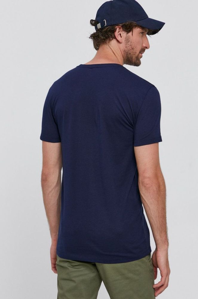 Футболка Polo Ralph Lauren (3-pack) чоловіча колір синій гладкий фото 5
