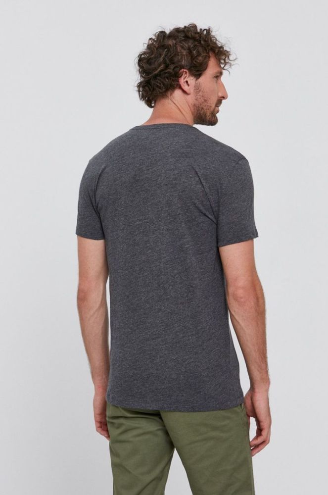 Футболка Polo Ralph Lauren (3-pack) чоловіча колір синій гладкий фото 7