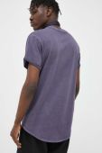 Бавовняна футболка G-Star Raw колір фіолетовий однотонний (3003042)