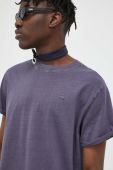 Бавовняна футболка G-Star Raw колір фіолетовий однотонний (3003042)