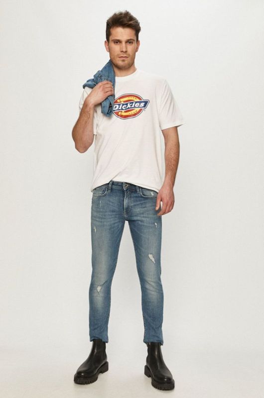 Футболка Dickies колір білий DK0A4XC9WHX-WHITE фото 2
