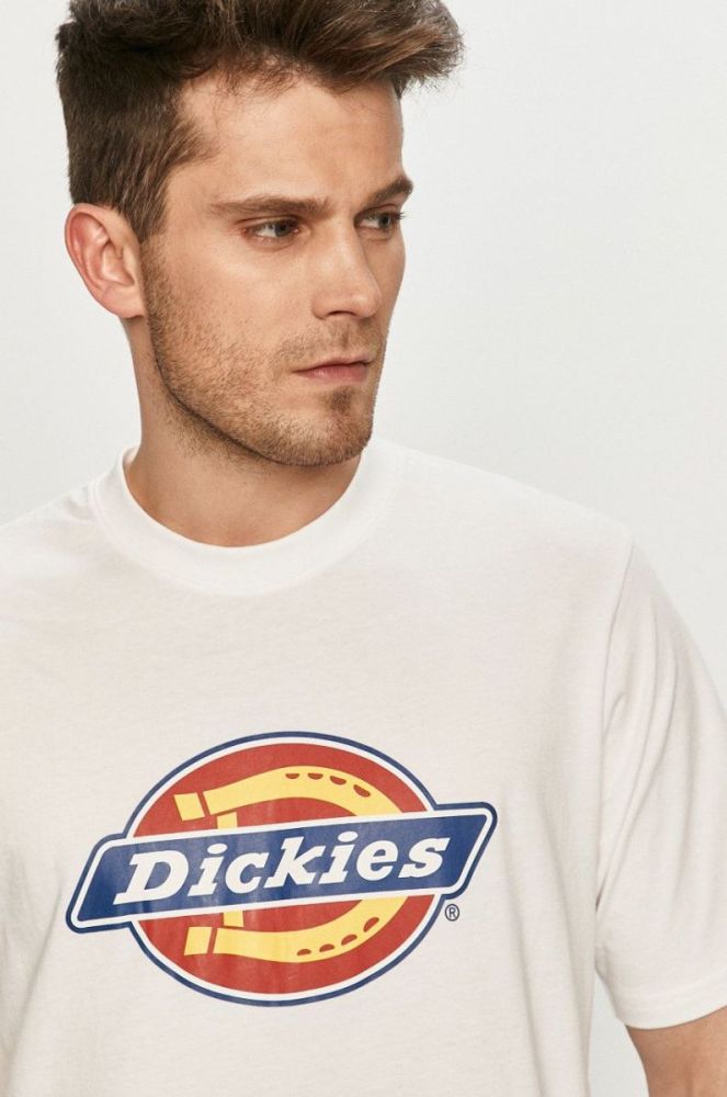 Футболка Dickies колір білий DK0A4XC9WHX-WHITE фото 4